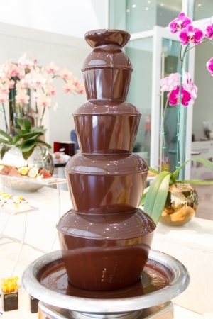 čokoládová fontána